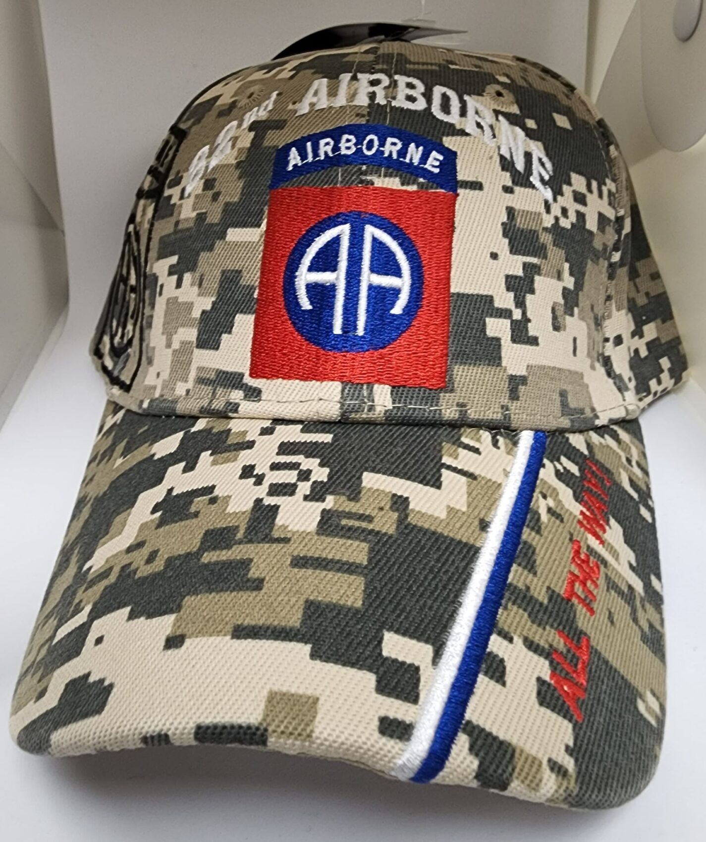 Baseball cap 82nd Airborne gris airsoft paintball camuflaje Sniper Softair 