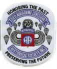 82d Airborne Division Historical Society patch