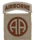 82d Patch Desert with tab