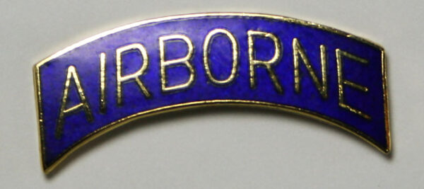 Airborne Tab Blue pin