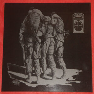 MARBLE ARTWORK  BROTHERHOOD 82d PATCH 8.5X11 WITH 10in EASEL