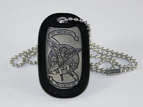 82d Dog Tag With St. Michael