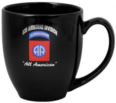 82nd Airborne 16 oz. Travel Coffee Mug RTIC - ParatUSA