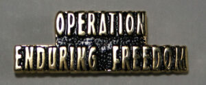 Operation Enduring Freedom pin