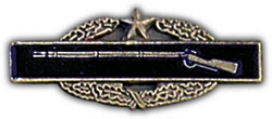 CIB 2nd award 1 1/4" Pin