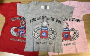 82d Patch With Wings Full Front shirt *Kids*