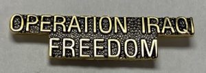 Operation Iraqi Freedom pin