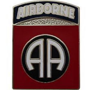 Red, White, and Blue Ribbon Magnet - 82nd Airborne Division Museum