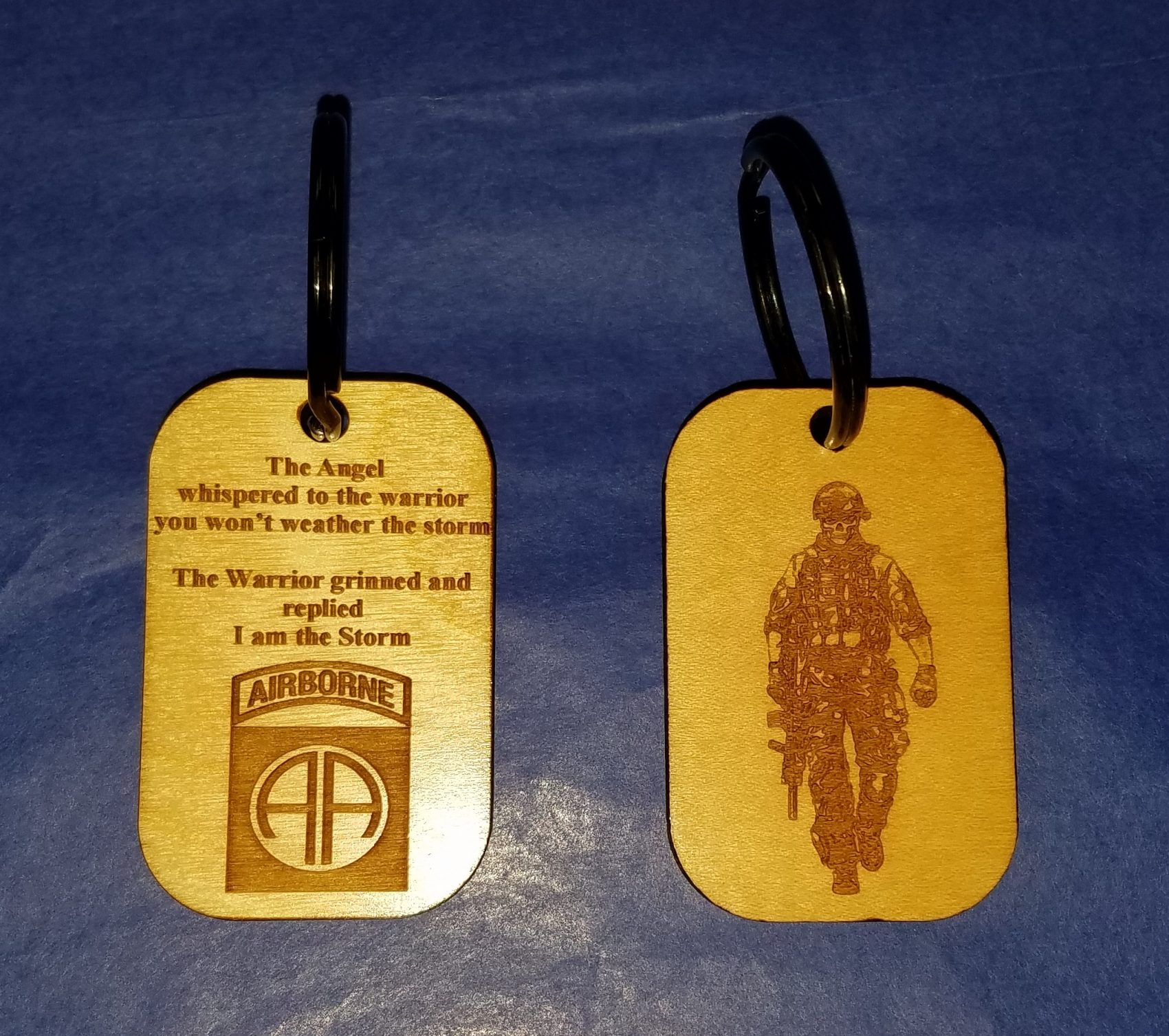 82D STORM KEYCHAIN