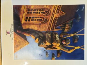 WWII Print, "Behind, Before, Above"