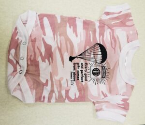 PINK 82D GIFT FROM ABOVE Onesie
