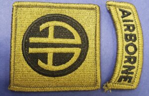 82D Patch, multicam w/tab