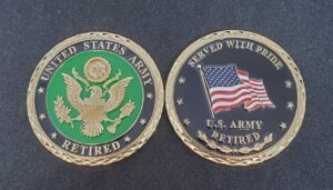 U.S. Army Retired Coin