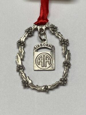 82D MINI ORNAMENT WITH AA PATCH AND RING