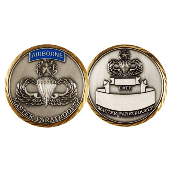 Master Airborne Challenge Coin