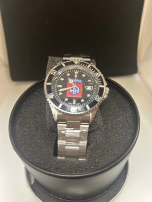 82D AIRBORNE DIVISION MEN'S METAL WATCH