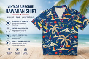 82nd Airborne Tropical Hawaiian Shirt