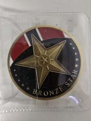 82D CHALLENGE COINS BRONZE STAR